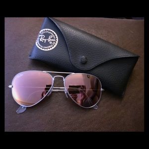 Pink Mirror Custom Raybans!!🔆